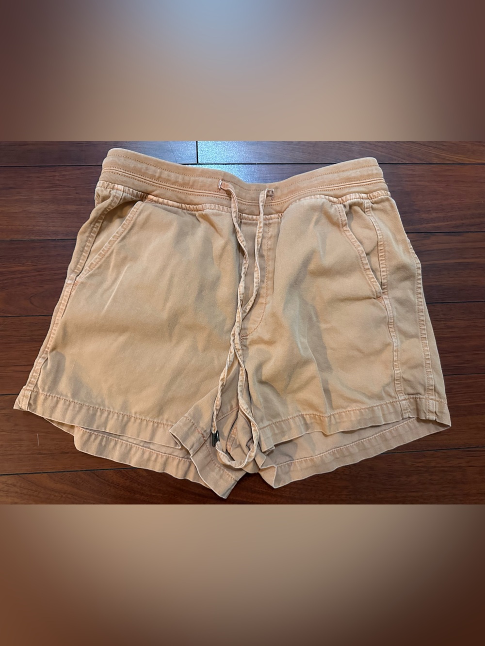 GAP Women's Peach/Apricot Drawstring Athletic Shorts